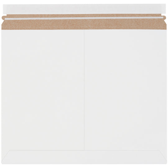 14 7/8 x 11 7/8 White Utility Grade Flat Mailers 200/Case