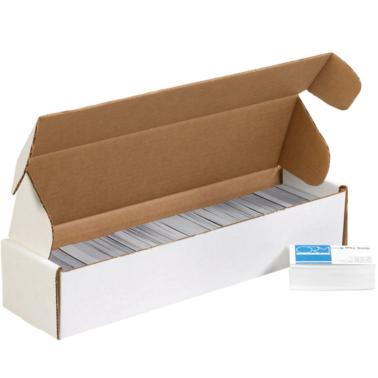 14 x 3 3/4 x 2 3/4 White Deluxe Literature Mailers 50/Bundle