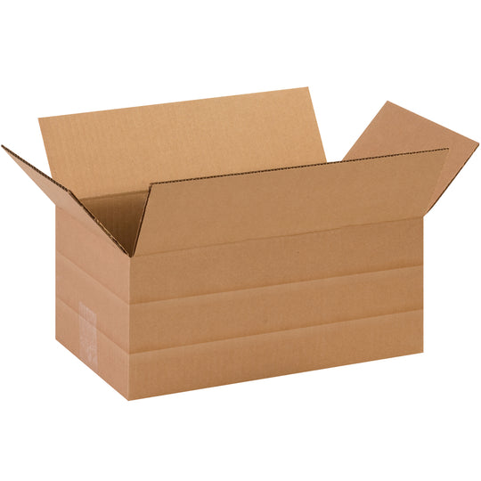 14 x 8 x 6 Multi Depth Corrugated Boxes  25/Bundle