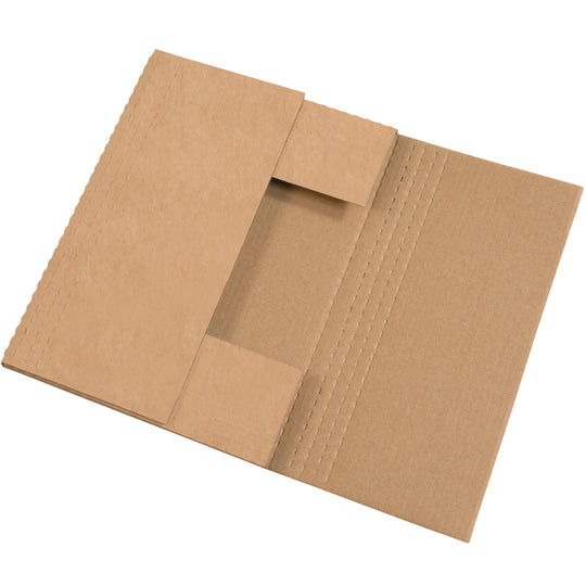 15 x 11 1/8 x 2 Kraft Easy-Fold Mailers 50/Bundle