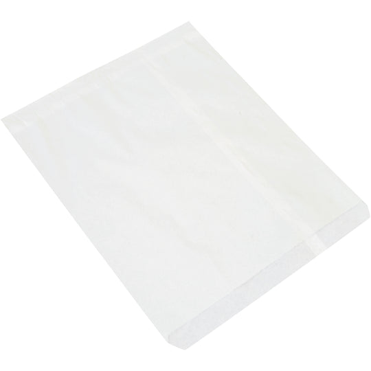 15 x 18 White Flat Merchandise Bags 500/Case