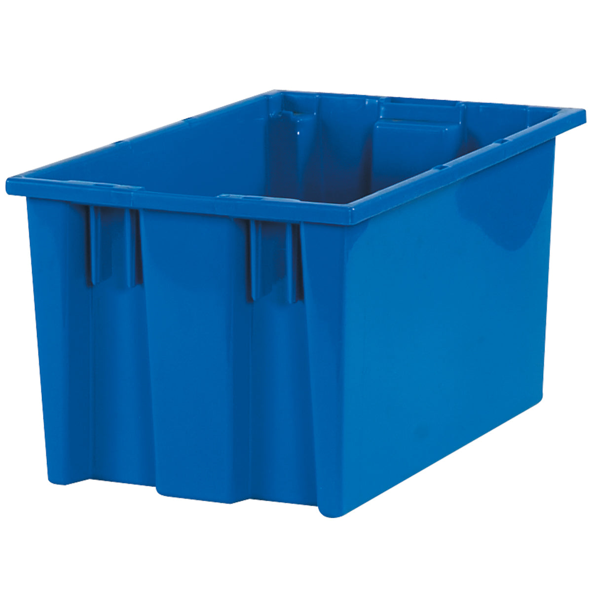 Stackable Blue Containers 16 x 10 x 8 7/8 Blue Stack & Nest Containers