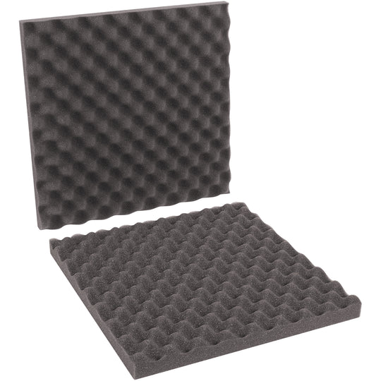 16 x 16 x 2 Charcoal Convoluted Foam Sets 12/Case