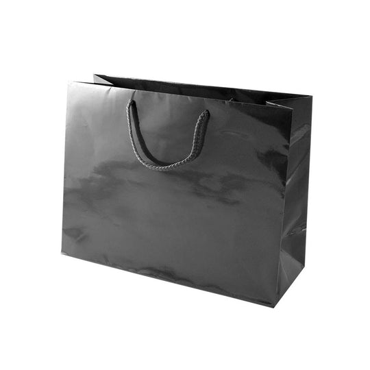 16 x 6 x 12 Black Gloss Eurototes 100/Case