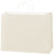 16 x 6 x 12 French Vanilla Tinted Shopping Bags 250/Case