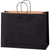 16 x 6 x 13 Black Shopping Bags w/ Handles 250/Case