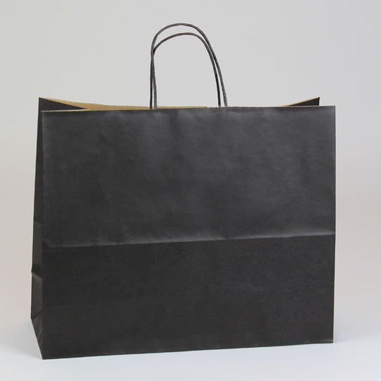 16 x 6 x 13 India Ink Shopping Bags w/ Handles 250/Case