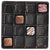 16 cavity 8 oz brown candy trays
