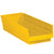 17 7/8 x 6 5/8 x 4 Yellow Plastic Shelf Bin Boxes 20/Case