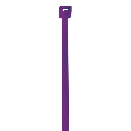 4" (18 lb Tensile) Purple Cable Ties 1000/Case