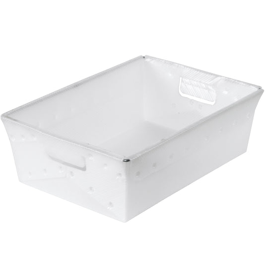 18 x 13 x 6 White Space Age Totes 6/Case
