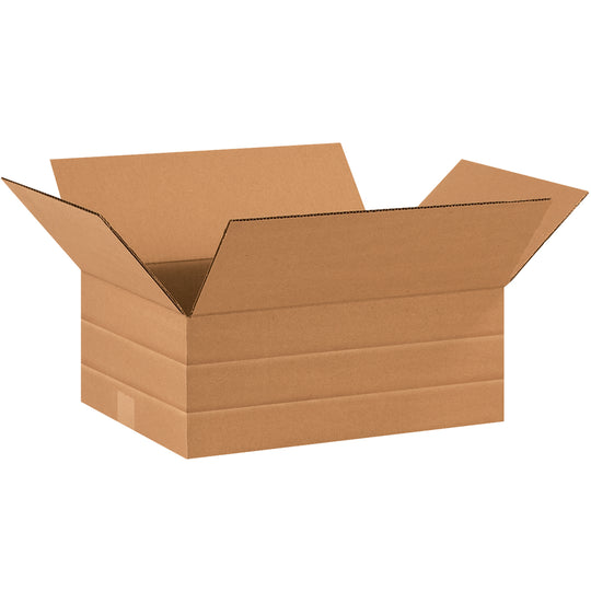 18 x 14 x 12 Multi Depth Corrugated Boxes  25/Bundle