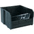 18 x 16 1/2 x 11 Black Conductive Bin Boxes 3/Case
