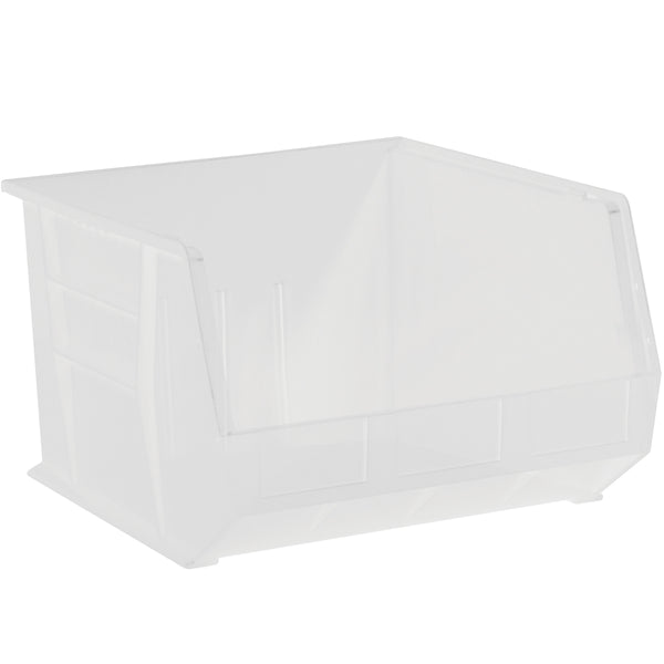 18 x 16 1/2 x 11 Clear Plastic Bin Boxes 3/Case
