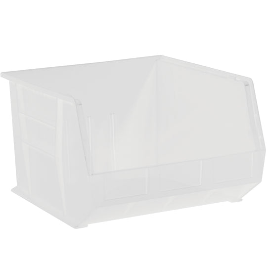 18 x 16 1/2 x 11 Clear Plastic Bin Boxes 3/Case