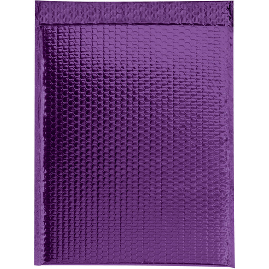 18 x 22 Purple Metallic Bubble Mailers 48/Case