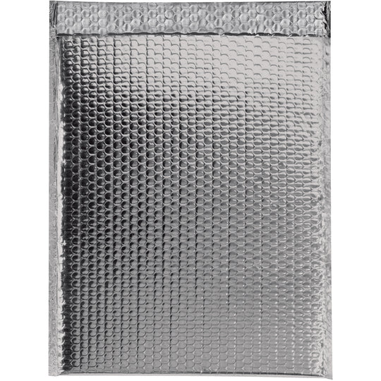 18 x 22 Silver Metallic Bubble Mailers 48/Case