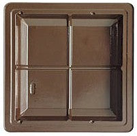 1 cavity 8 oz brown candy trays