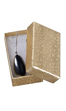 2 1/2 x 1 1/2 x 7/8 Gold Embossed Jewelry Box 100/Case