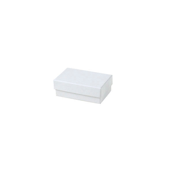 2 1/2 x 1 1/2 x 7/8 Glossy White Jewelry Box 100/Case