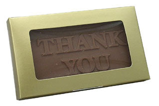 2-5/16 x 7/16 x 3-7/8 Gold Business Card Candy Box with Window 250/Case