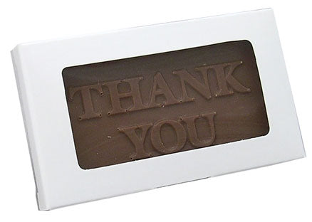 2-5/16 x 7/16 x 3-7/8 White Business Card Candy Box with Window 250/Case