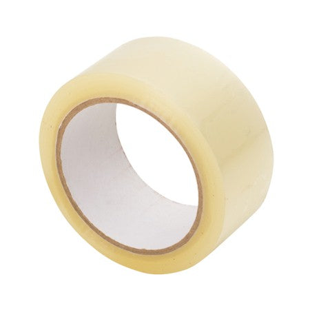 2" x 55 Yard Clear (3 mil) Packing Tape - 6/Case