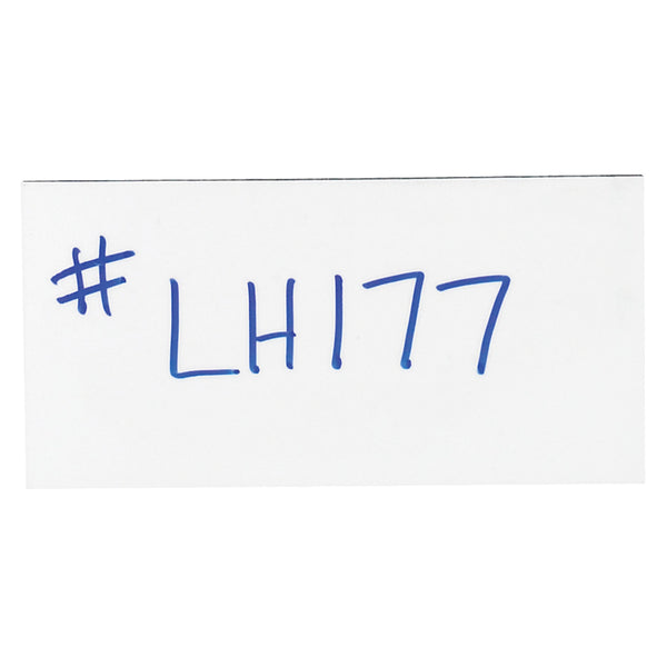 2 x 4 White Warehouse Labels - Magnetic Strips 25/Case