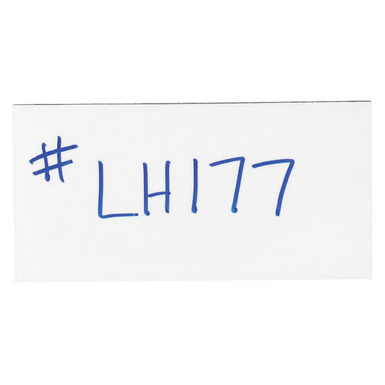 2 x 4 White Warehouse Labels - Magnetic Strips 25/Case