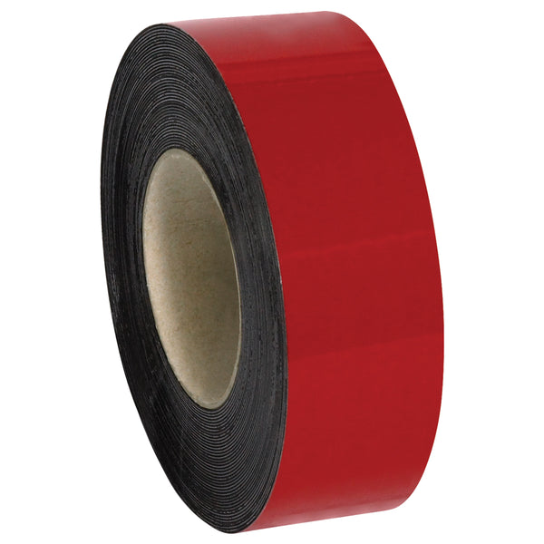 2" x 100 Foot - Red Warehouse Labels - Magnetic Rolls