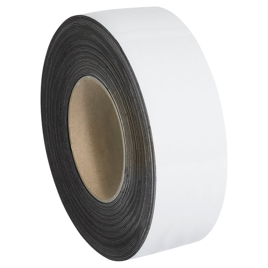 2" x 50 Foot - White Warehouse Labels - Magnetic Rolls
