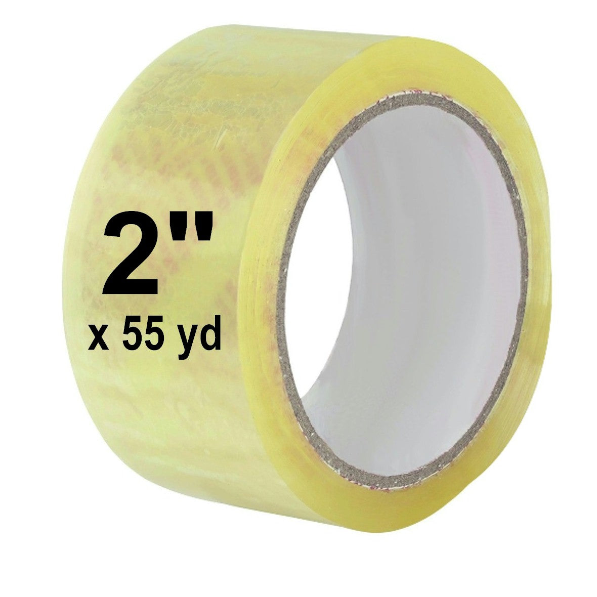 2" x 55 Yard Clear (1.7 mil) Packing Tape 36/Case