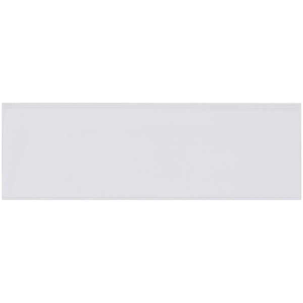 2 x 6 Open-Edge Plastic Label Holders 50/Case