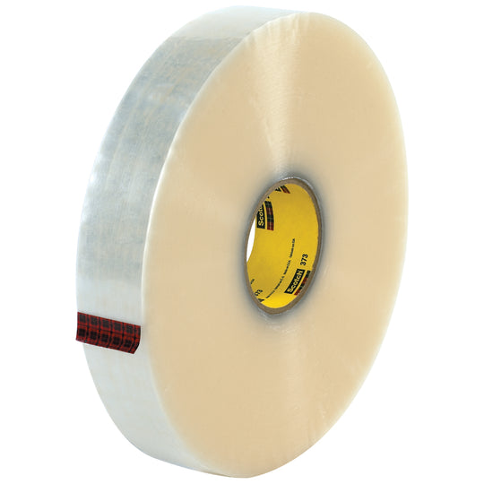 2" x 1000 Yard Clear #373 (2.5 mil) 3M Carton Sealing Tape 6/Case