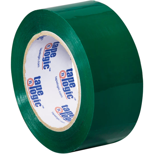 2" x 110 Yard Green (2.2 mil) Carton Sealing Tape 36/Case