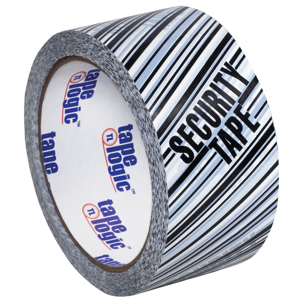2" x 110 yds. "Security Tape" Print Security Tape 6/Case