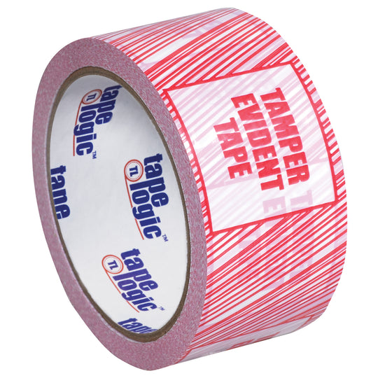 3" x 110 yds. "Tamper Evident" Print Security Tape 6/Case