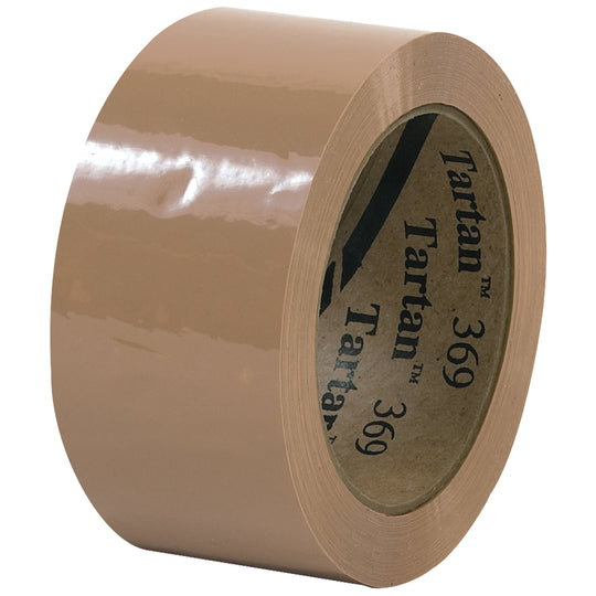 2" x 110 Yard Tan #369 (1.6 mil) 3M Carton Sealing Tape 36/Case