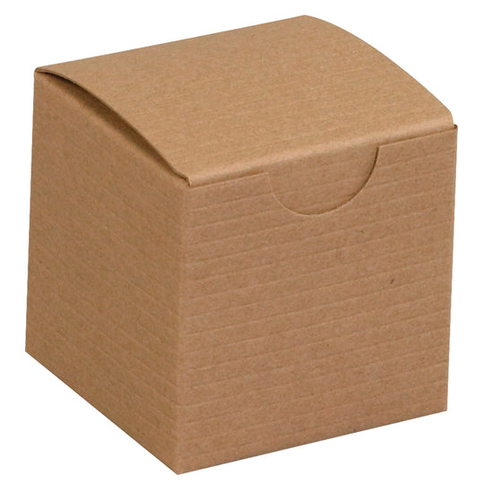 2 x 2 x 2 Kraft (Brown) Gift Box 100/Case