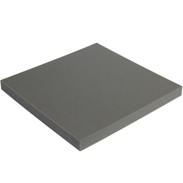 1/2 x 12 x 12 Charcoal Soft Foam Sheets 96/Case