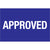 2 x 3" - "Approved" Labels 500/Roll