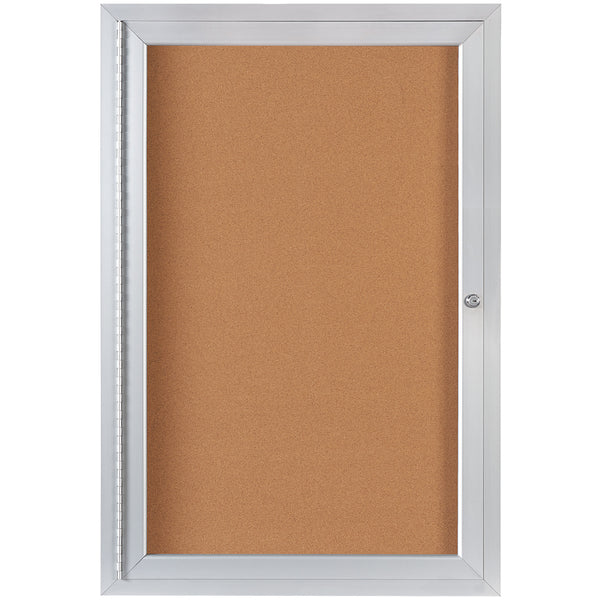 4 x 3' Enclosed Cork Board with Aluminum Frame