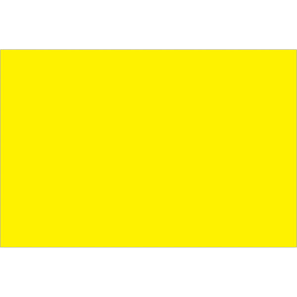 2 x 3" Fluorescent Yellow Inventory Rectangle Labels 500/Roll