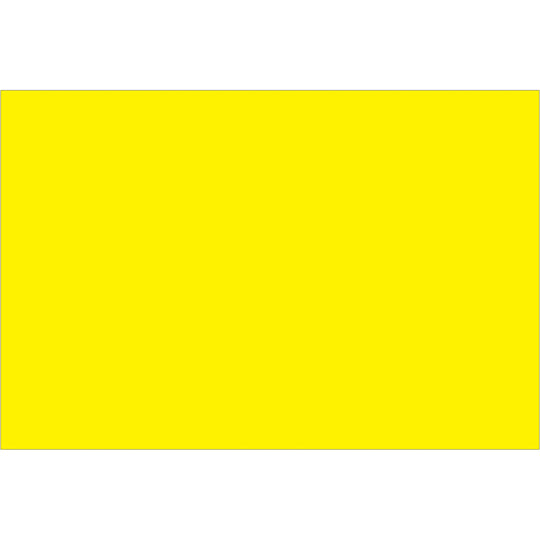 2 x 3" Fluorescent Yellow Inventory Rectangle Labels 500/Roll