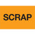 2 x 3" - "Scrap" (Fluorescent Orange) Labels 500/Roll