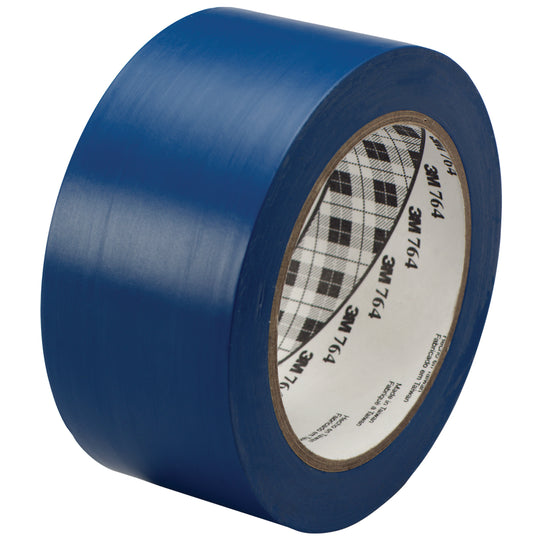 2" x 36 yds. Blue 3M 764 Vinyl Tape 24/Case