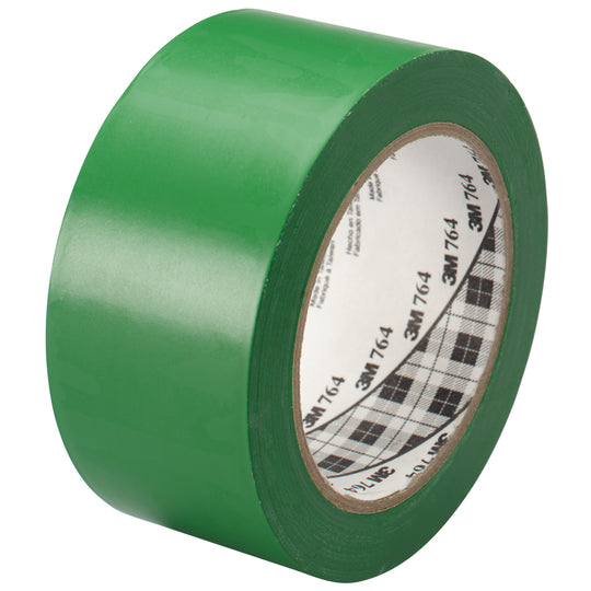 2" x 36 yds. Green 3M 764 Vinyl Tape 24/Case