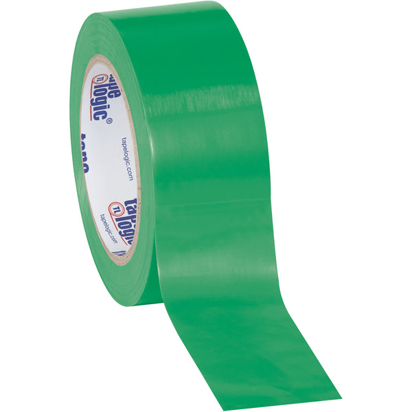 2" x 36 yds. Green Solid Vinyl Safety Tape 3/Case