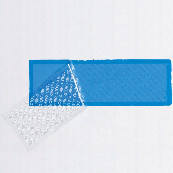 2" x 5 3/4" Blue Security Strips on a Roll