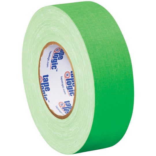 2" x 50 yds. Fluorescent Green 11 Mil Gaffers Tape 24/Case